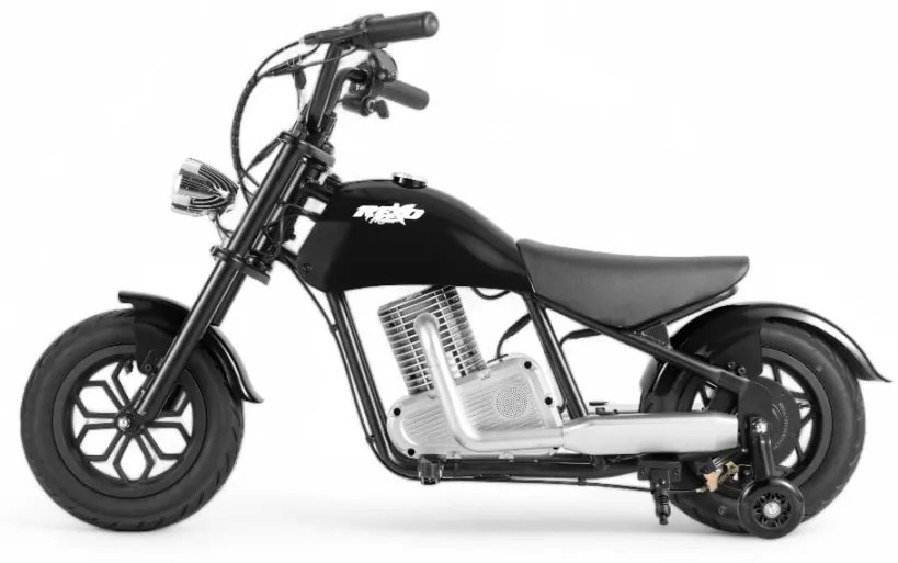 Mini Harley elétrica para crianças 200W REXO 36V Preta