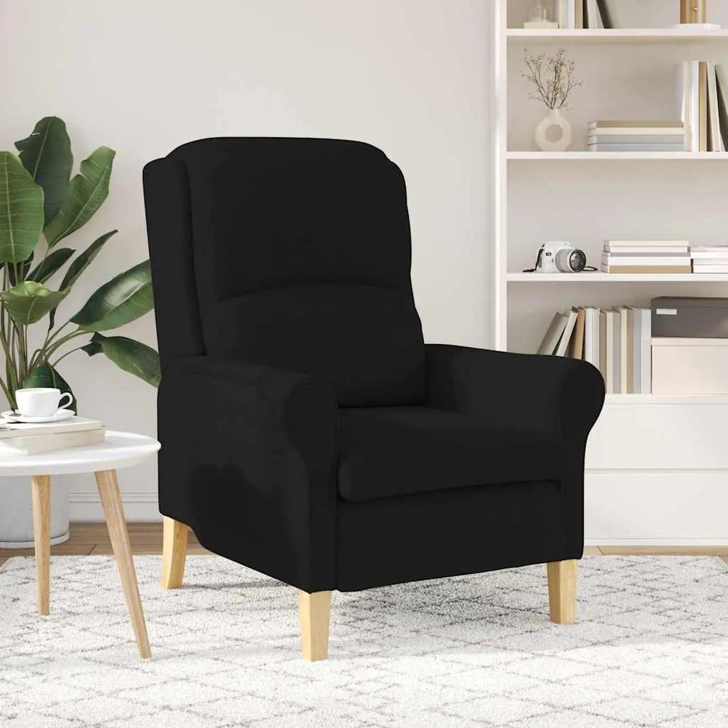 Cadeira Preta 52 cm em Microfibra