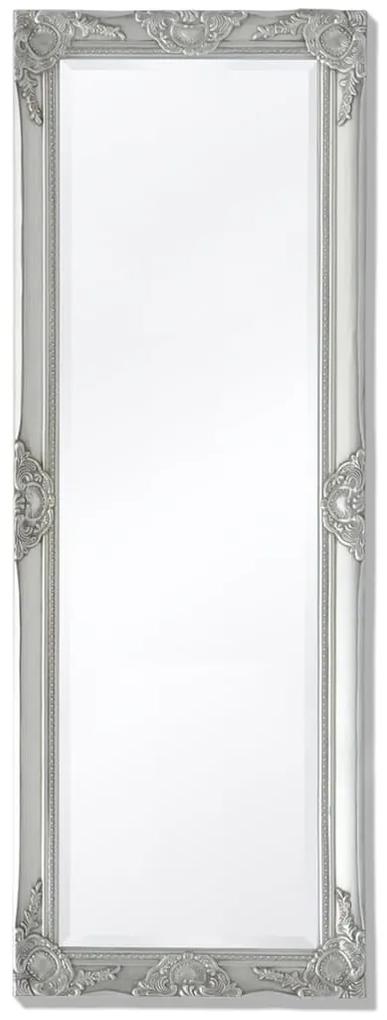 243689 vidaXL Espelho de parede estilo barroco, 140x50 cm, prateado