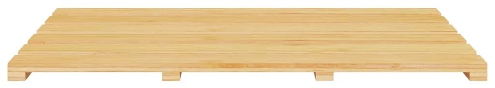Tapete de casa de banho em bambu 54x36 cm