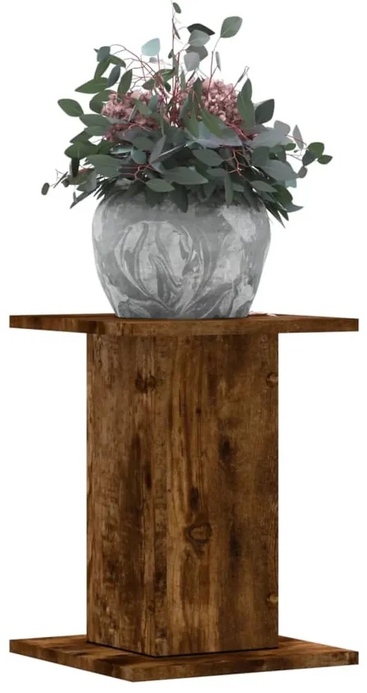 vidaXL Suportes p/ plantas 2 pcs 30x30x40 cm derivados de madeira