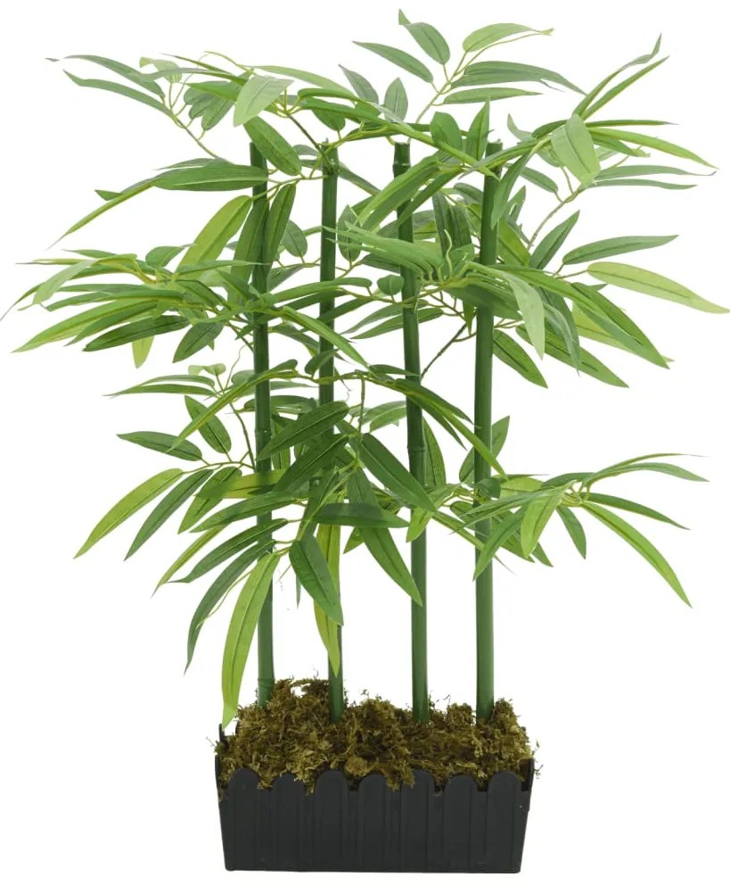 Árvore de bambu artificial 240 folhas 80 cm verde