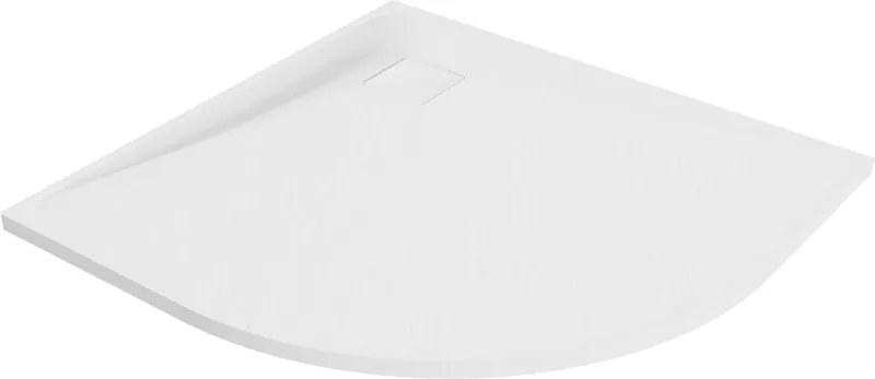Mexen Bert base de duche semicircular SMC 80 x 80 cm, branco - 4KR108080