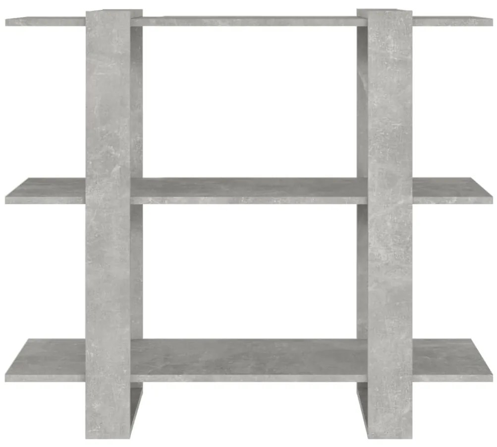 Estante/divisória 100x30x87 cm cor cinzento cimento