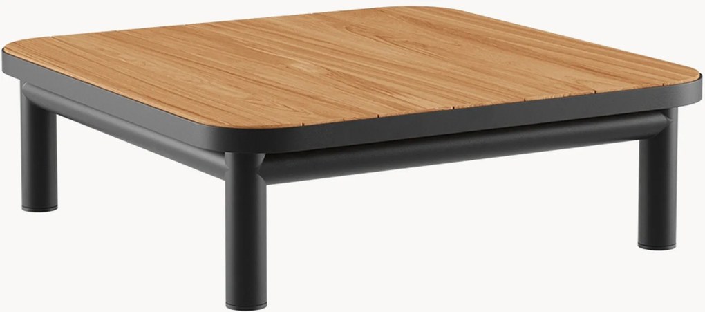 Mesa de centro de jardim com tampo em madeira de teca Kirra