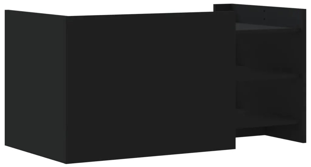 Mesa de centro 100x50x50 cm derivados de madeira preto