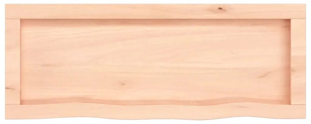 Prateleira de parede 80x30x(2-6) cm carvalho maciço não tratado