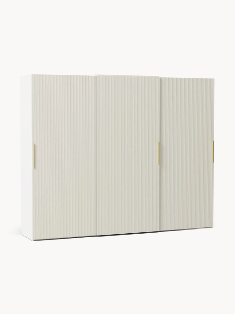 Roupeiro modular Simone, com portas de correr, L 300 cm, vários tamanhos