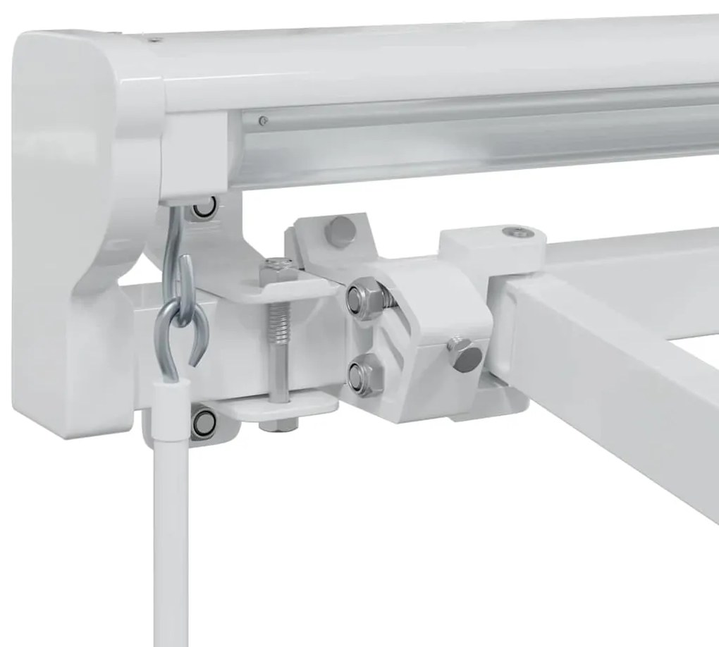 Toldo Manual Manual Branco 3.5 x 2 m