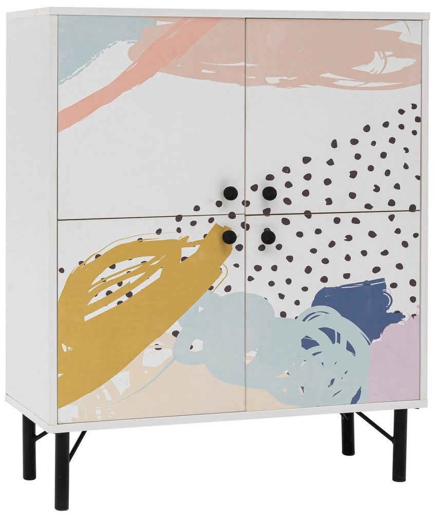 Armário Multiuso Multilux – Multicolor – 95x111x36 cm