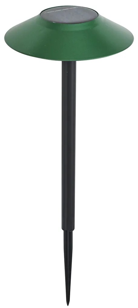 Conjunto de 4 projetores de espigão verdes incluindo LED IP44 Solar - Mushroom