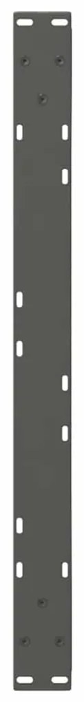 Pés para mesa de centro 2 peças antracite 70x(30-31,3) cm aço