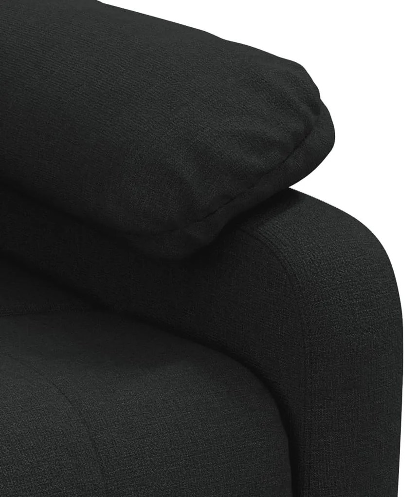 Poltrona de massagens tecido preto