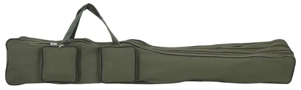 Saco para cana de pesca 150 cm tecido oxford verde-escuro