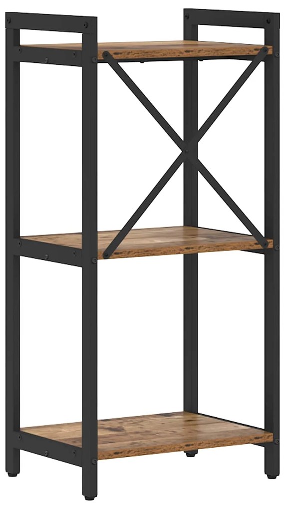 vidaXL Estante Madeira antiga 40 x 30 x 85 cm Madeira processada