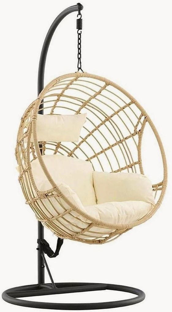 Cadeira de baloiço de jardim com suporte Victoria