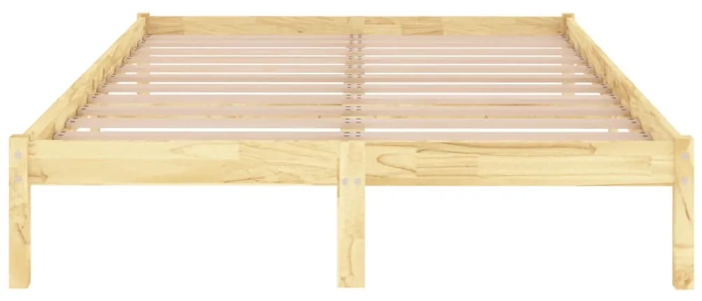 Estrutura de cama 140x200 cm pinho maciço