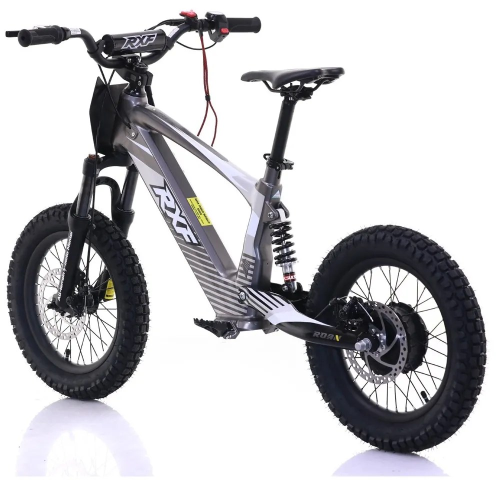Bicicleta elétrica infantil 500W 18" Junior RXF EVO Cinzenta