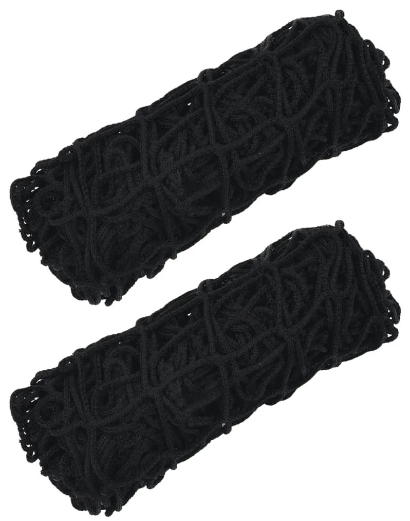 Redes para feno 2 pcs retangular 75x50 cm PP preto