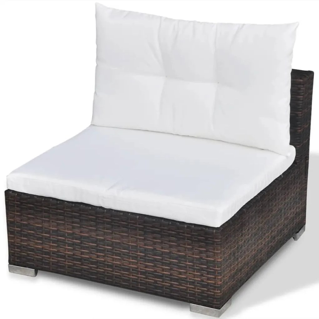 Conjunto Lounge Açores de Jardim - Sofá Chaise Longue e Mesa de Centro