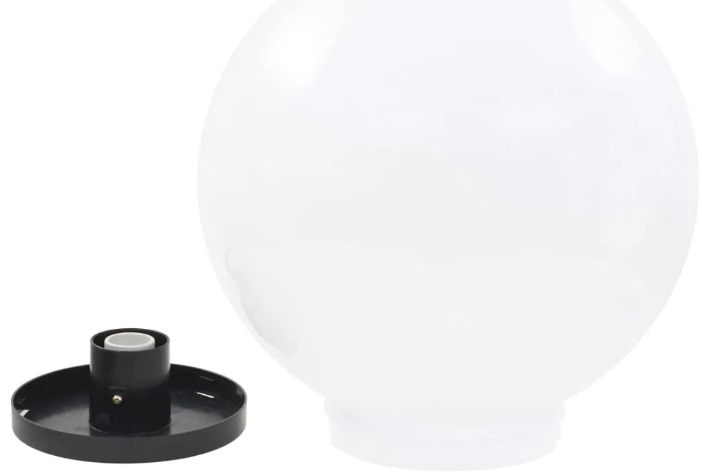 Candeeiro esférico LED 2 pcs 40 cm PMMA