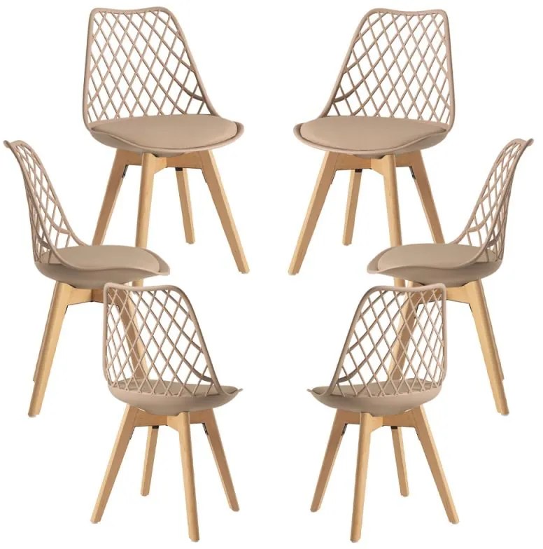 Pack 6 Cadeiras Mima - Trigo