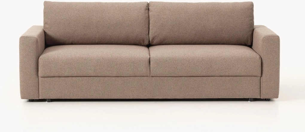 Sofá-cama em bouclé Tasha (3 lugares)