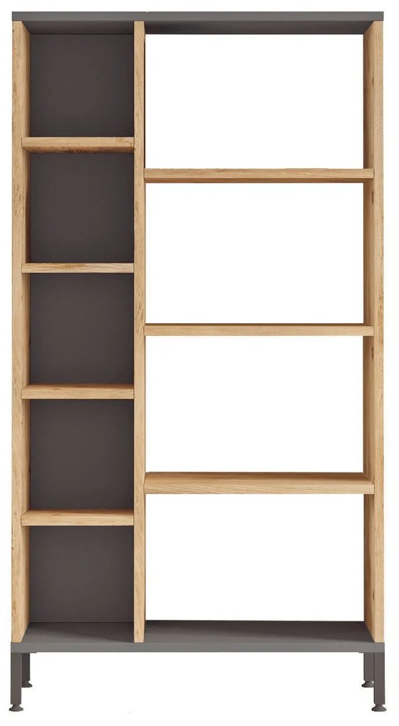 Estante RL3 – Pinho Atlântico e Antracite – 72x133,6x25,5 cm