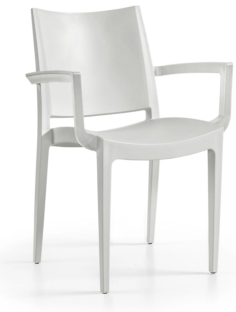 Cadeira Wanda Cinza Pastel - Pack 16 unidades