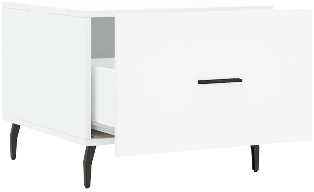 Mesa de centro 50x50x40 cm derivados de madeira branco