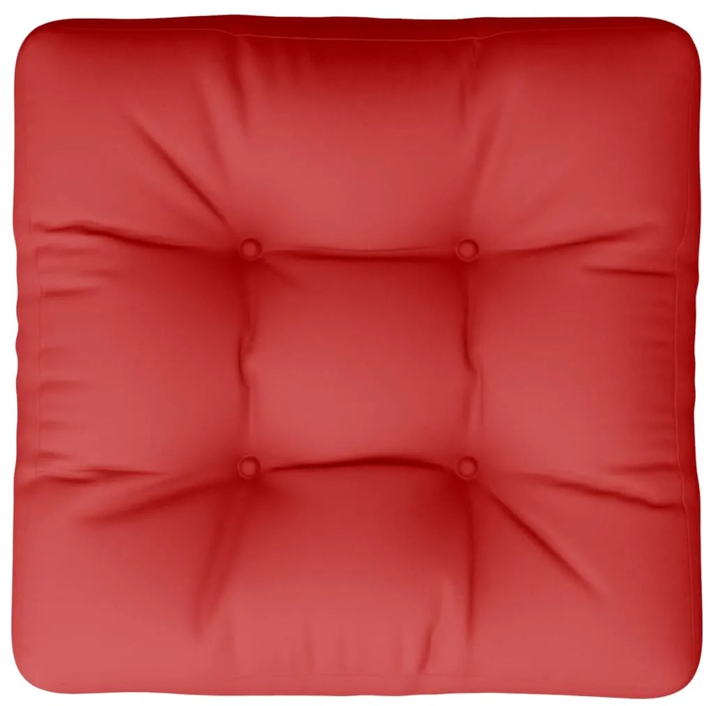 Almofadão paletes tecido vermelho