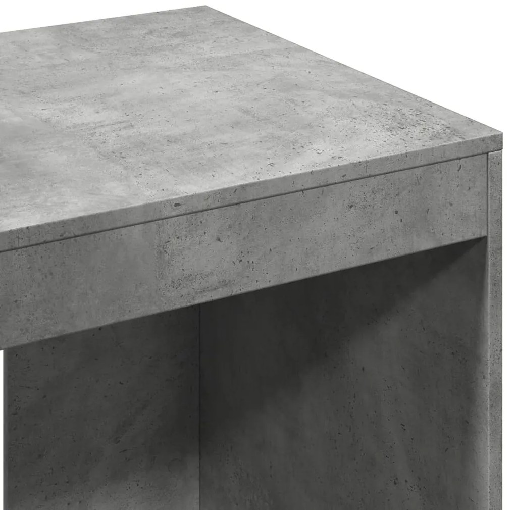Secretária 103,5x56,5x94 cm derivados de madeira cinza cimento