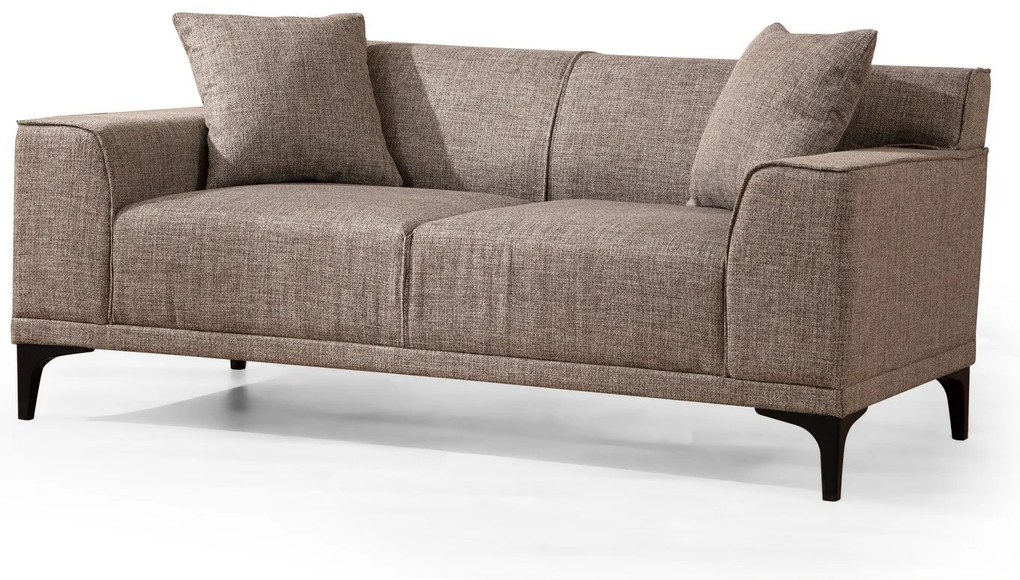 Sofá de 2 Lugares Petra – Cor Fawn – 165x87x86 cm