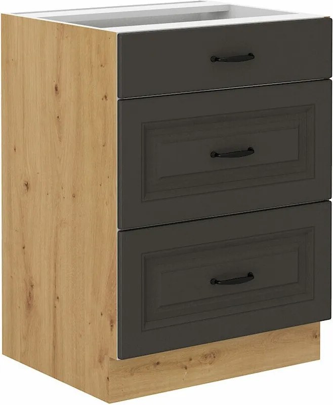 Armário modular com gavetas Retro Grey 108