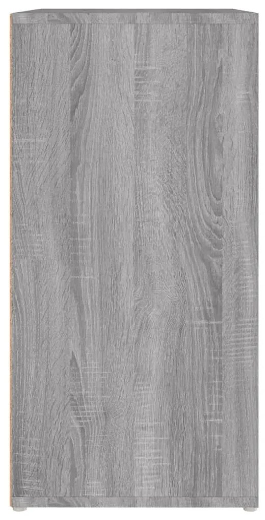 Sapateira 60x35x70 cm derivados de madeira sonoma cinza