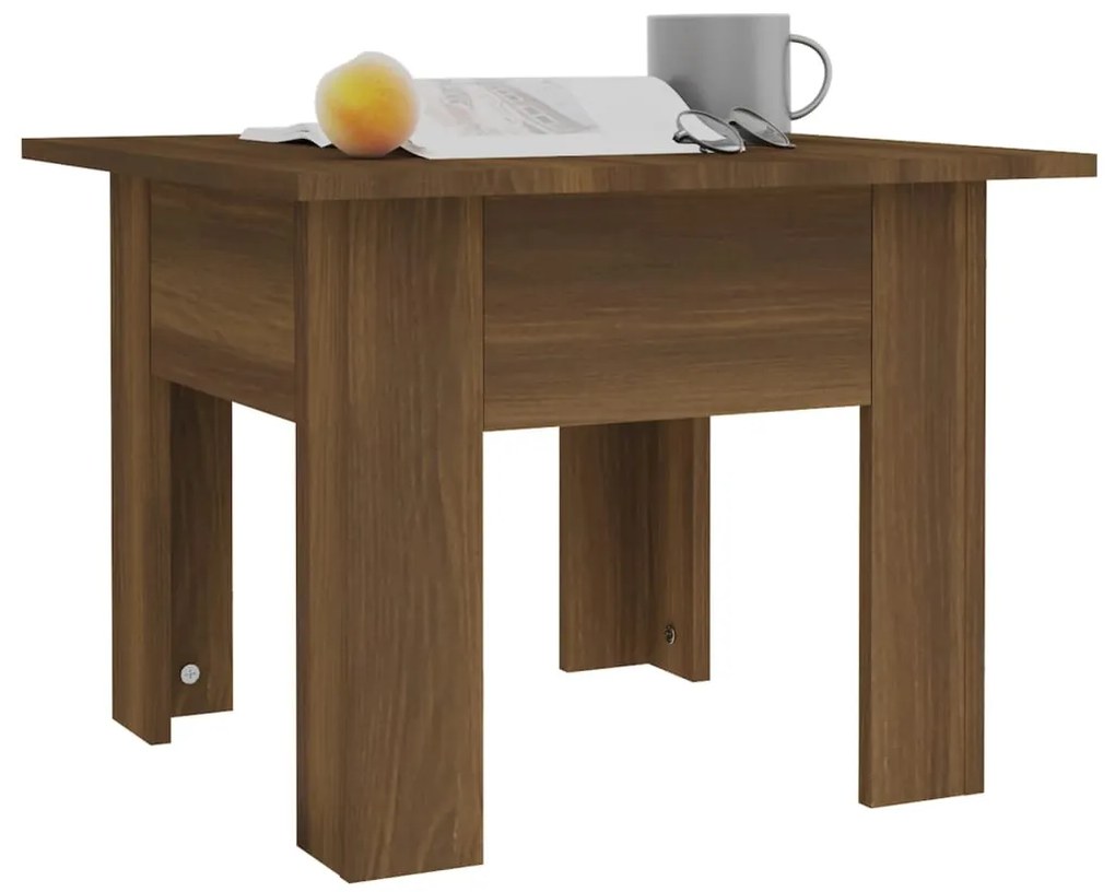 Mesa de centro derivados de madeira carvalho castanho