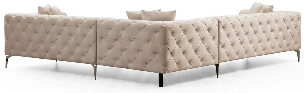 Sofá de Canto Como – Ecru – 310 cm x 70 cm x 270 cm