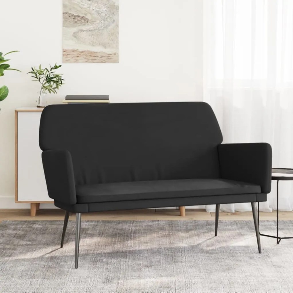 351387 vidaXL Banco 108x79x79 cm veludo preto