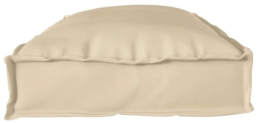 Almofada de Palete para Banco Bege 100x40x8 cm, Tecido Oxford
