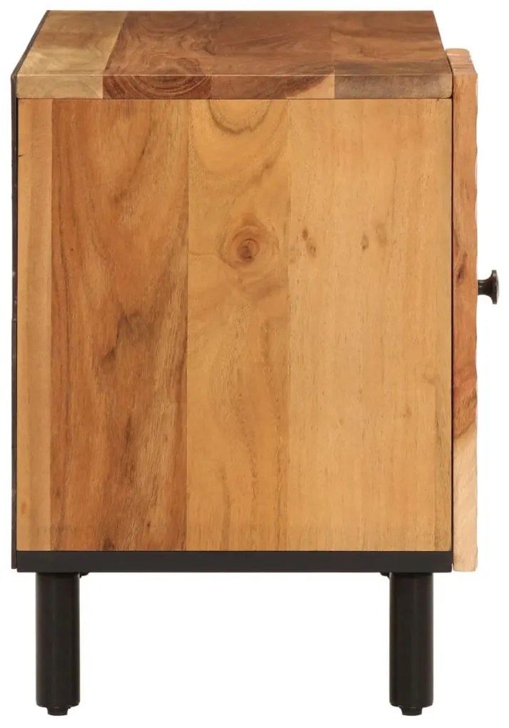 Móvel de TV 80x33x46 cm madeira de acácia maciça