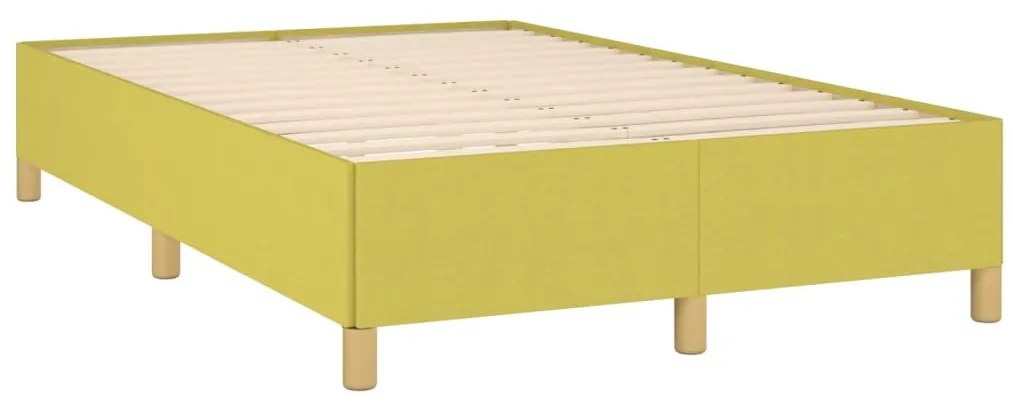 Estrutura de cama sem colchão 120x200 cm tecido verde