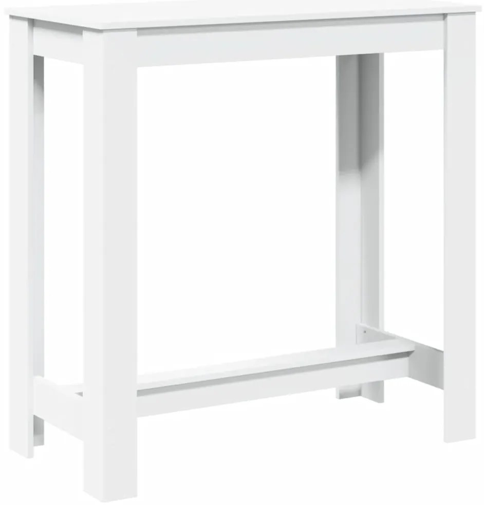 Mesa de bar 102x50x103,5 cm derivados de madeira branco
