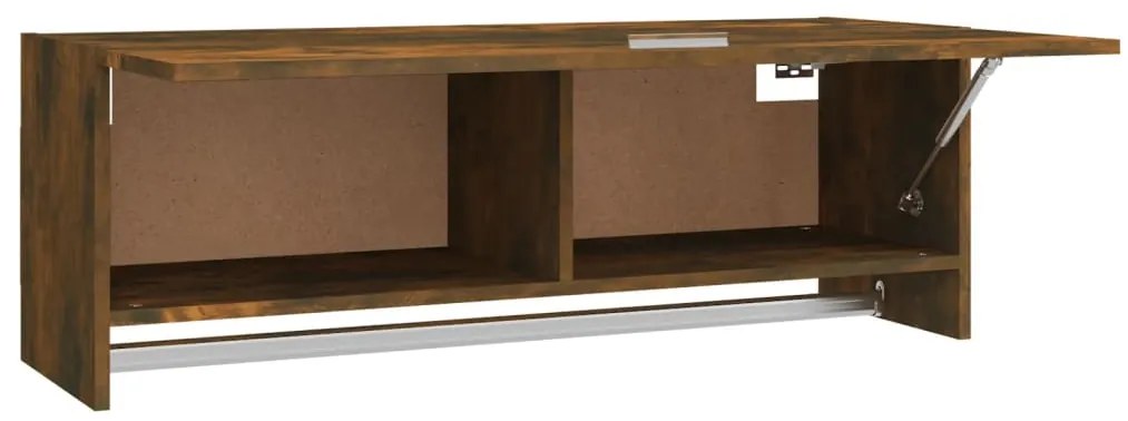 Roupeiro 100x32,5x35 cm derivados de madeira carvalho fumado
