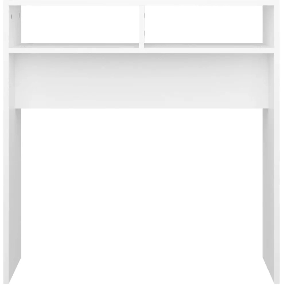 Mesa consola 78x30x80 cm derivados de madeira branco