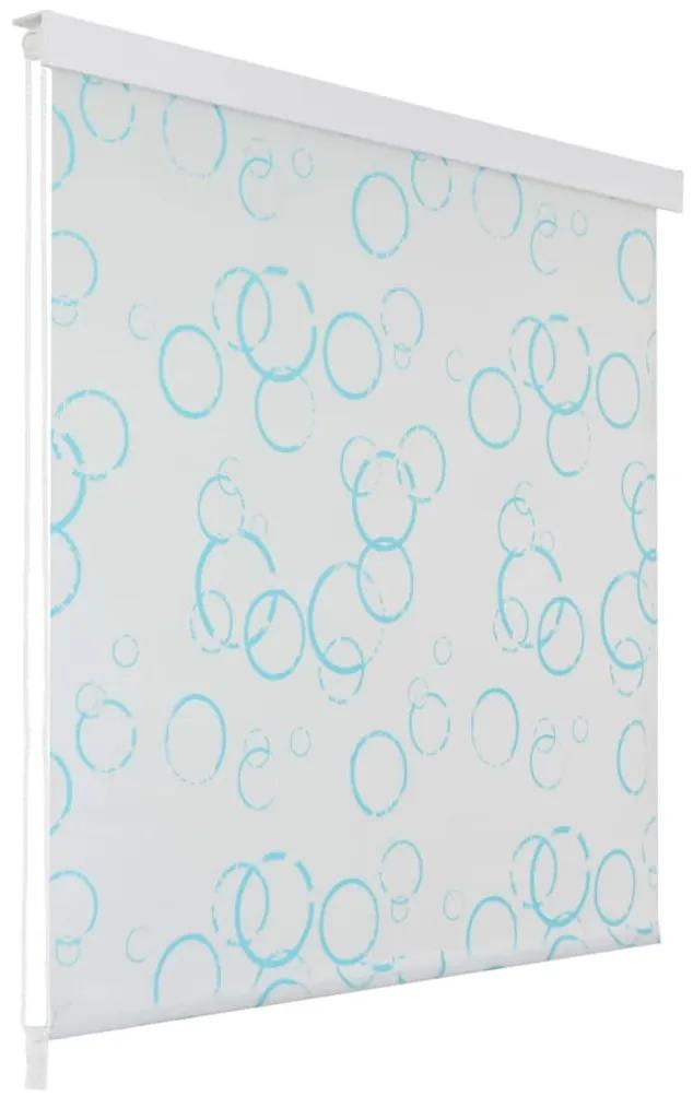 Estore de rolo para o duche 160x240 cm bolhas
