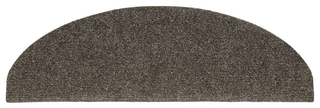 Tapetes escada autoadesivos 10 pcs 65x21x4 cm cm antracite