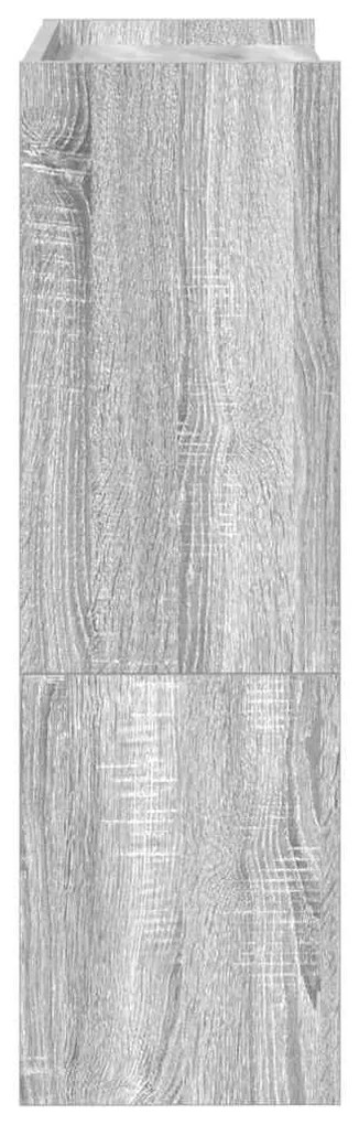 Sapateira 60x25x81 cm derivados de madeira cinzento sonoma