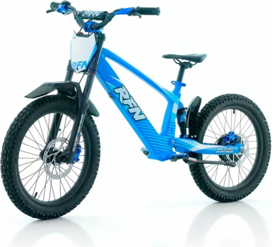 Bicicleta elétrica infantil sem pedais 750W 20" 36V 7.5Ah RXF EVO-RACING Azul