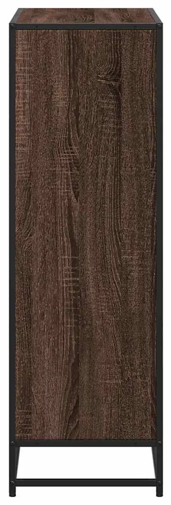 Estante 80,5x35x107,5 cm derivados de madeira carvalho castanho