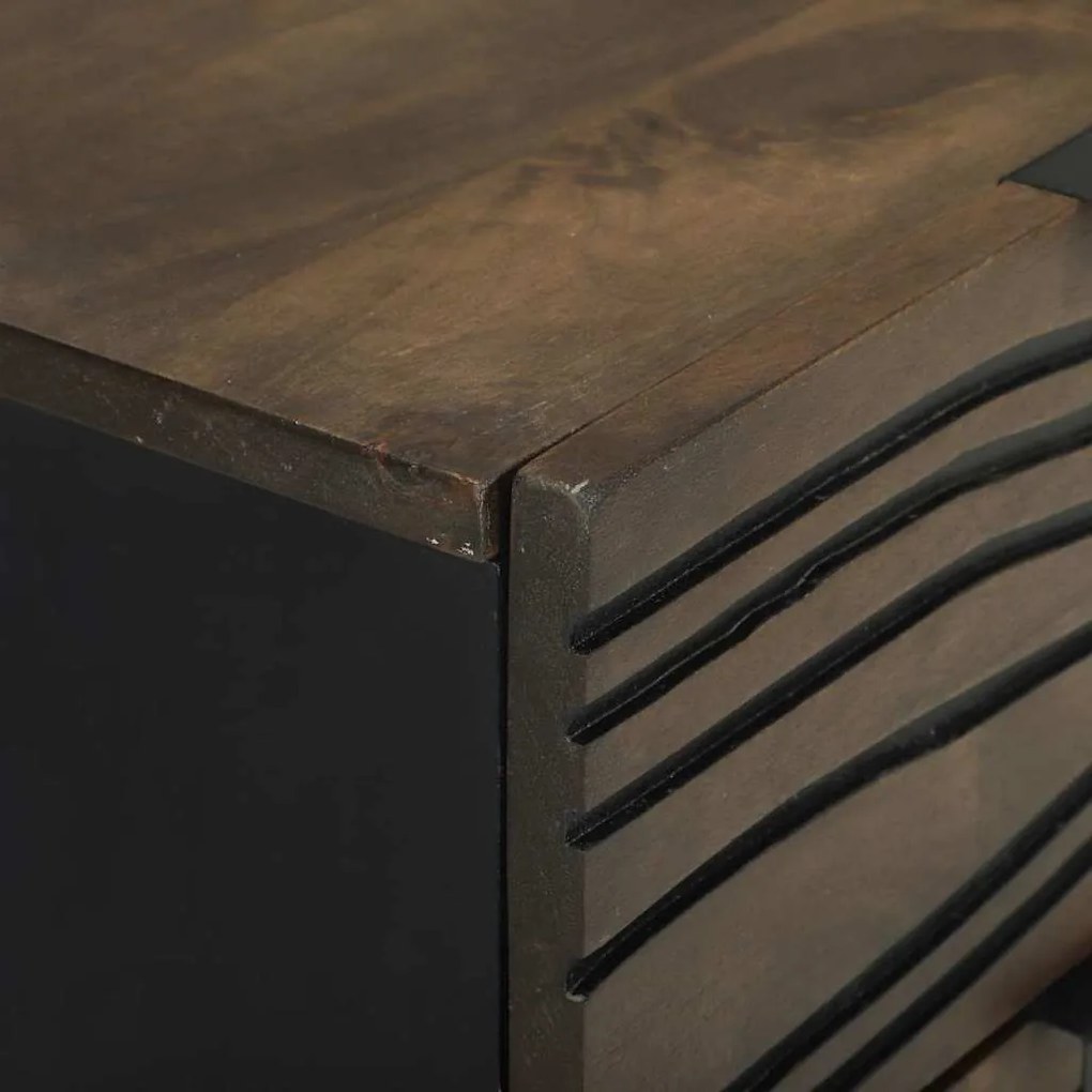 Mesa-de-cabeceira com gaveta Nogueira 40 x 33.5 x 46 cm